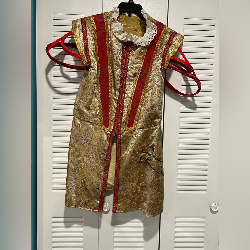 Red and Gold Panther Tunic